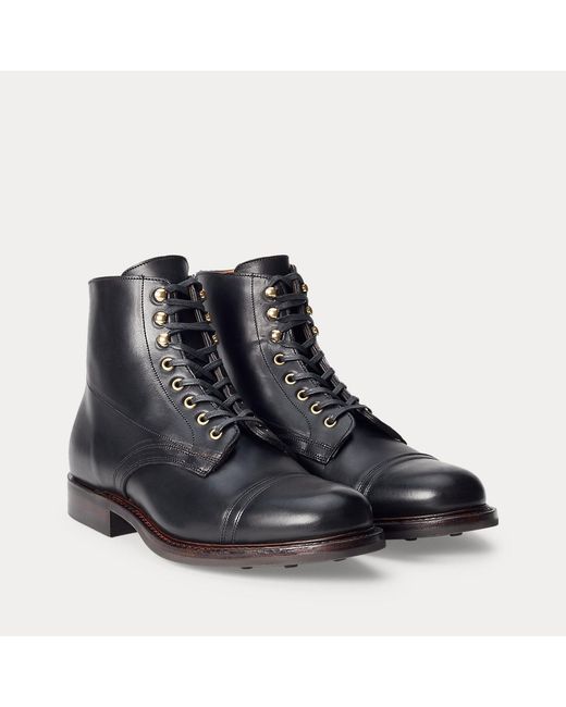 RRL Brown Leather Boot for men