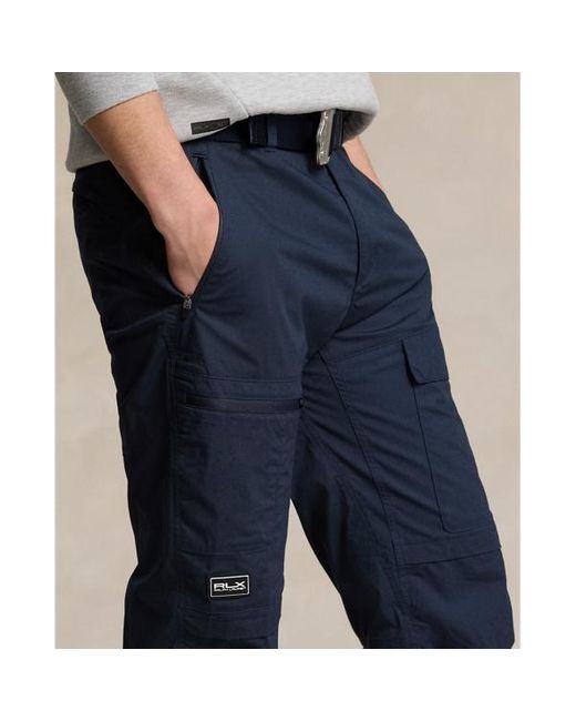 Pantaloni cargo tecnici ibridi di RLX Ralph Lauren in Blue da Uomo