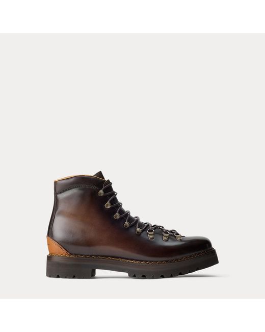 Ralph Lauren Brown Darrow Calfskin Boot for men