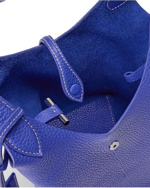 Polo Ralph Lauren Blue Polo Play Leather Small Tote & Crossbody