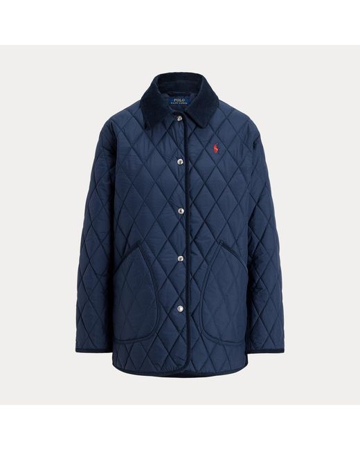 Polo Ralph Lauren Blue Quilted Barn Jacket