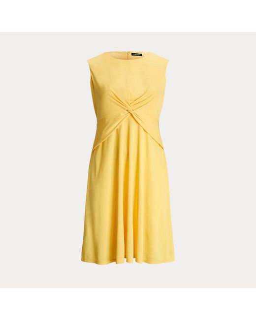 Lauren by Ralph Lauren Yellow Plus Größen - Jerseykleid mit Twist-Detail
