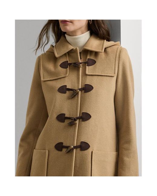 Ralph Lauren Natural Wool-blend Duffel Coat