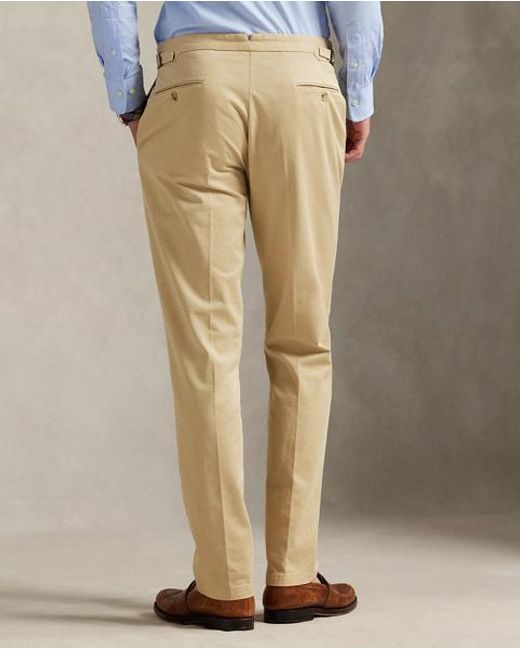 Polo Ralph Lauren Natural Garment-Dyed Stretch Chino Suit Trouser for men