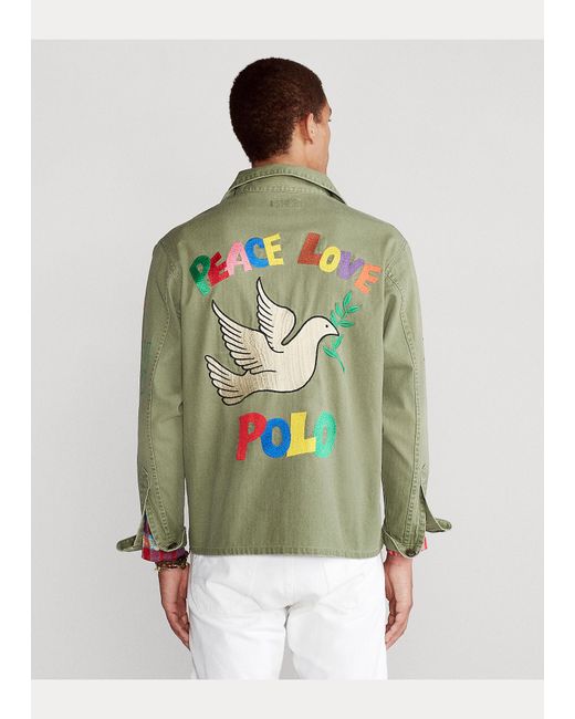 Surchemise Peace Love Polo Polo Ralph Lauren pour homme en coloris Vert |  Lyst
