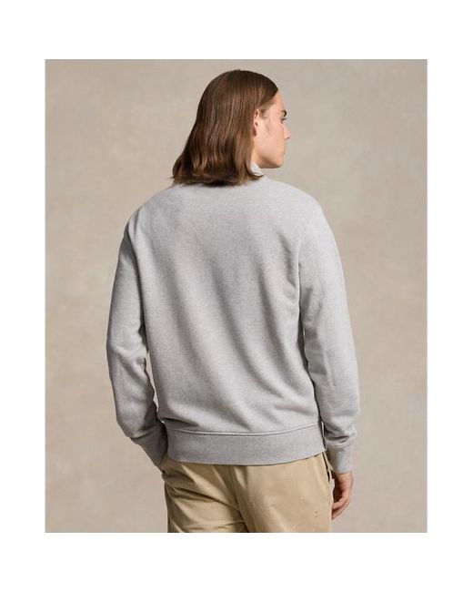 Polo Ralph Lauren Gray Loopback Fleece Jacket for men