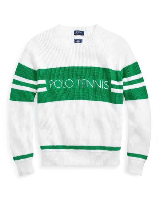 Pull de tennis Wimbledon Polo Ralph Lauren en coloris Green