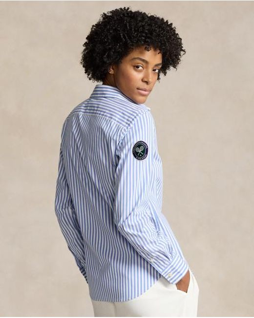 Polo Ralph Lauren Blue Wimbledon Classic Fit Umpire Shirt