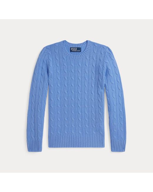 Polo Ralph Lauren Blue Ralph Lauren Boy's The Iconic Cable-Knit Cashmere Sweater for men
