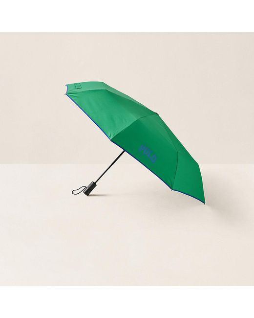 Ombrello pieghevole Polo di Ralph Lauren in Green