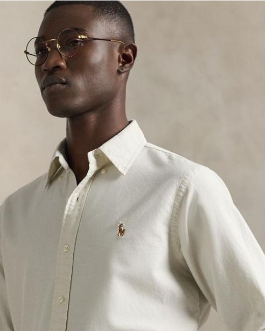 Polo Ralph Lauren White The Iconic Oxford Shirt for men