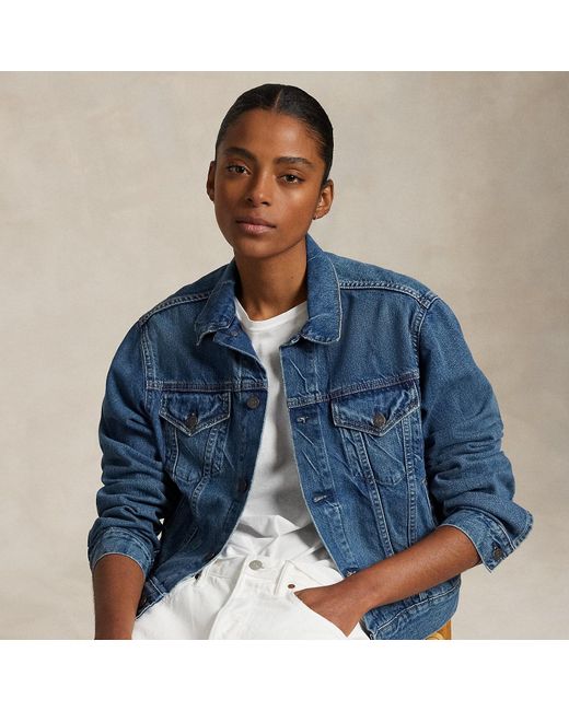 Ralph Lauren Blue Denim Trucker Jacket