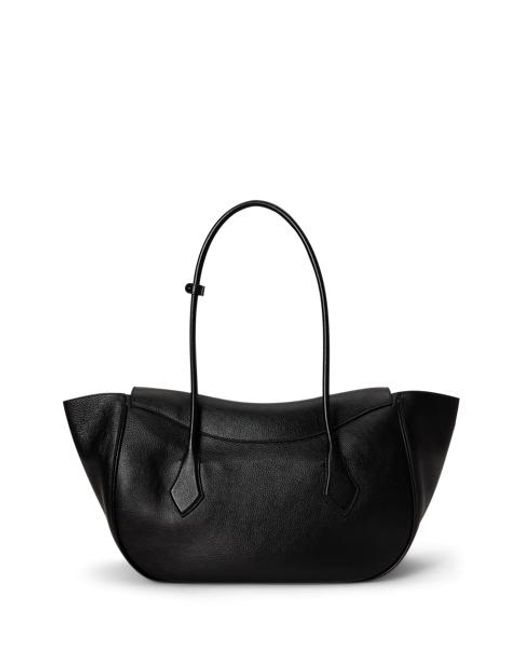 Polo Ralph Lauren Black Large Polo Blaze Shoulder Bag