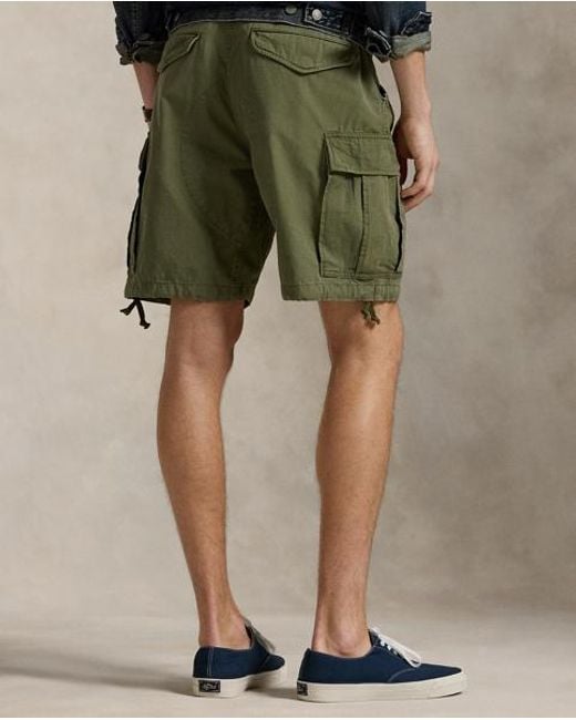 Polo Ralph Lauren Classic Fit Ripstop Cargoshort, 20,3 Cm in het Multicolor voor heren