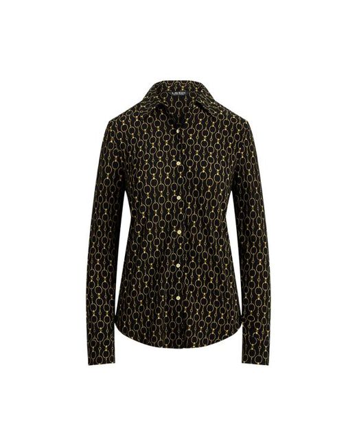 Ralph Lauren Black Ralph Lauren Slim Fit Chain-Print Jersey Shirt
