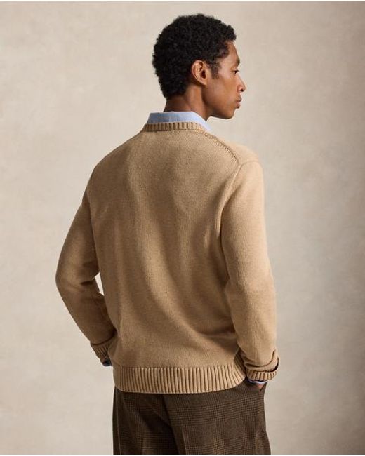 Polo Ralph Lauren Natural Cotton Crewneck Jumper for men