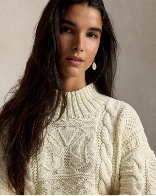 Polo Ralph Lauren Natural Polo Ralph Lauren Lauren Yankees Jumper