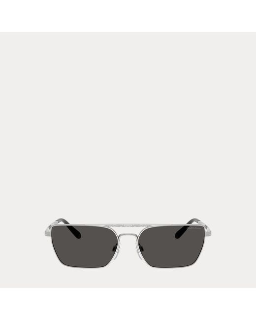 Ralph Lauren Gray Western Rectangle Sunglasses