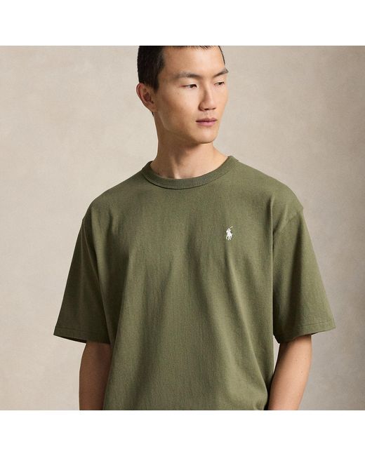 Polo Ralph Lauren Green Relaxed Fit Jersey Crewneck T-Shirt for men