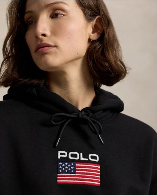 Polo Ralph Lauren Black Flag Fleece Hoodie for men