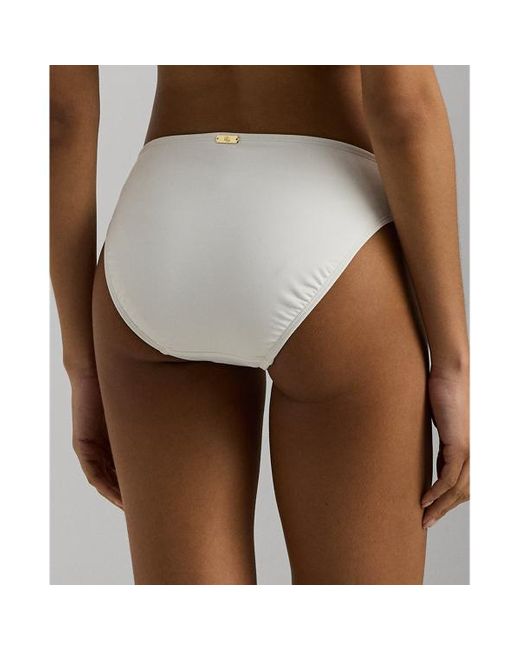 Ralph Lauren Brown Solid Hipster Bikini Bottom