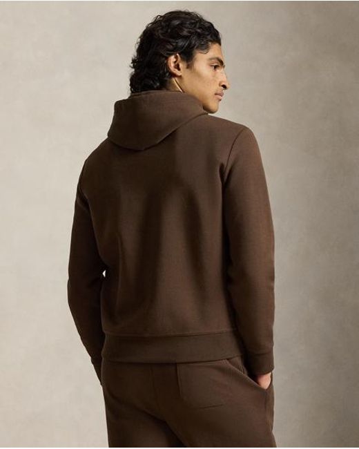Polo Ralph Lauren Brown Double-Knit Hoodie for men