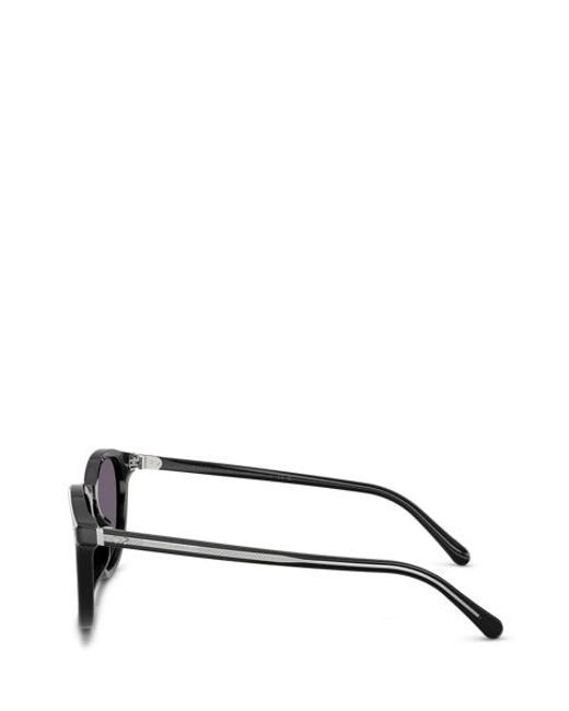 Ralph Lauren Black Automotive Round Sunglasses for men