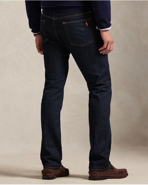 Ralph Lauren Blue Hampton Straight Jean for men