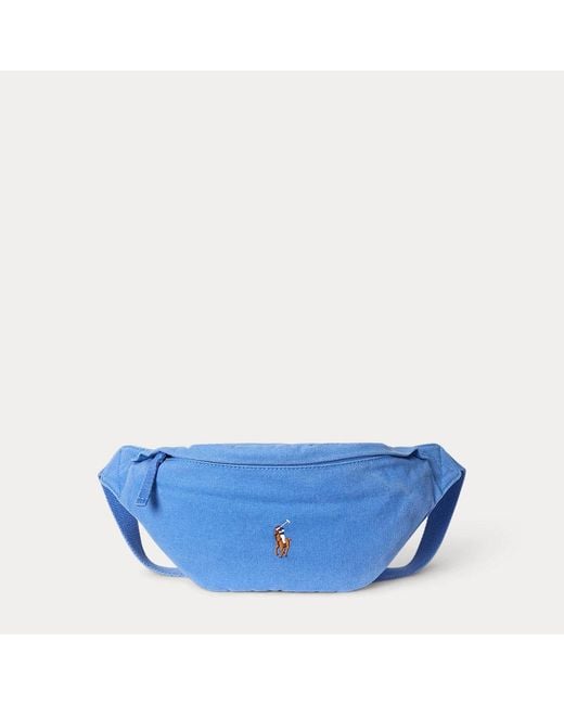Polo Ralph Lauren Blue Canvas Waistpack for men