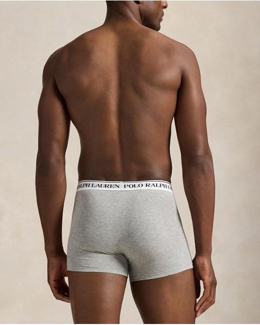 Polo Ralph Lauren Blue Classic Stretch-Cotton Trunk 3-Pack for men