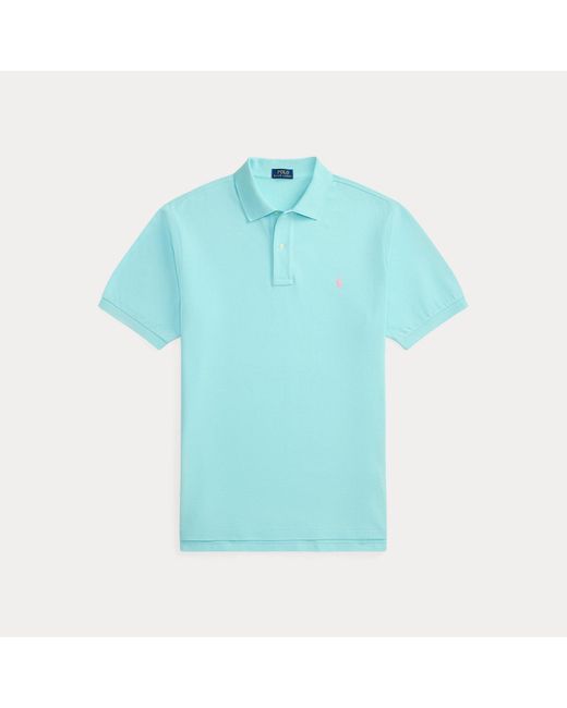 Ralph Lauren Blue The Iconic Mesh Polo Shirt for men