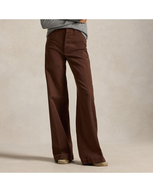 Polo Ralph Lauren Brown Beaton Stretch-Cotton Trousers