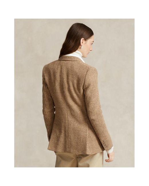 Polo Ralph Lauren Brown Wool-blend Twill Hacking Blazer