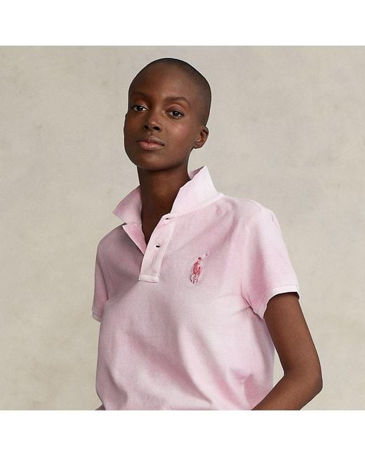Ralph Lauren Pink Pony Tie-dye Cotton Polo Shirt | Lyst