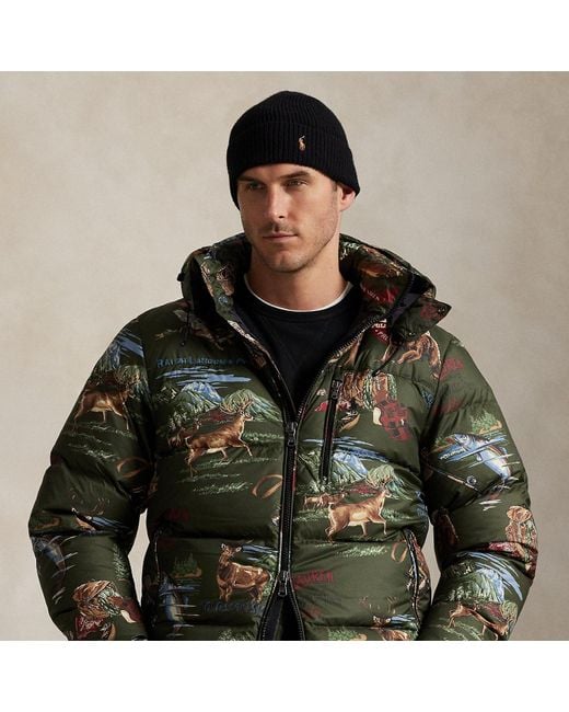 Polo Ralph Lauren Green Ralph Lauren The Gorham Polo Sportsman Down Jacket for men
