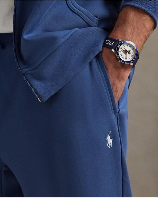 Ralph Lauren Blue Double-Knit Jogger Pant for men