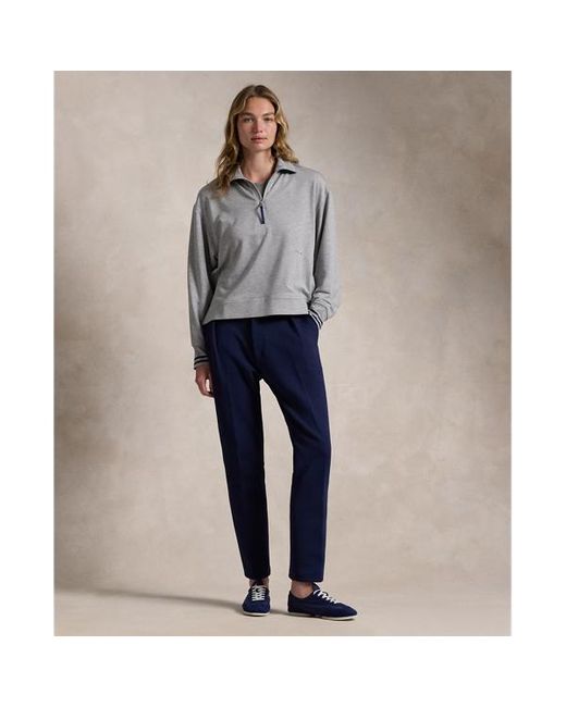 Ralph Lauren Blue Double-knit Active Trouser