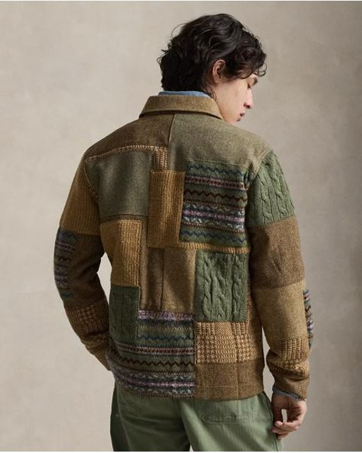 Cárdigan Funcional De Patchwork Polo Ralph Lauren de hombre de color Green