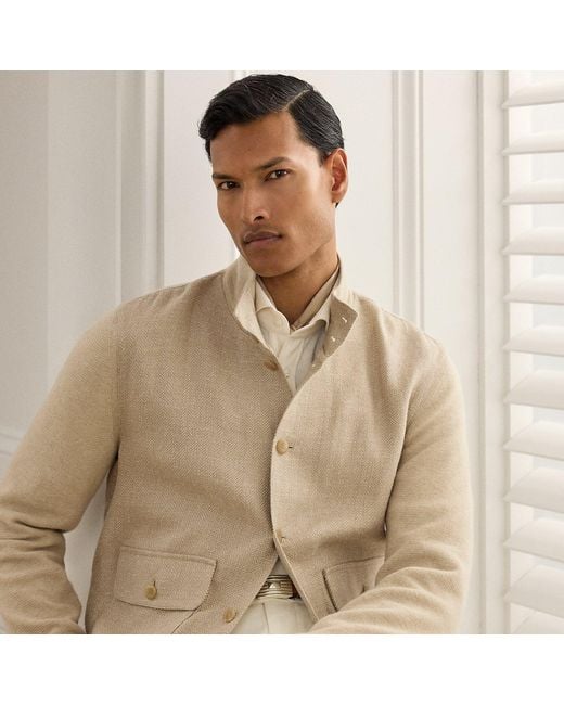 Ralph Lauren Natural Hybrid Full-Zip Jumper for men