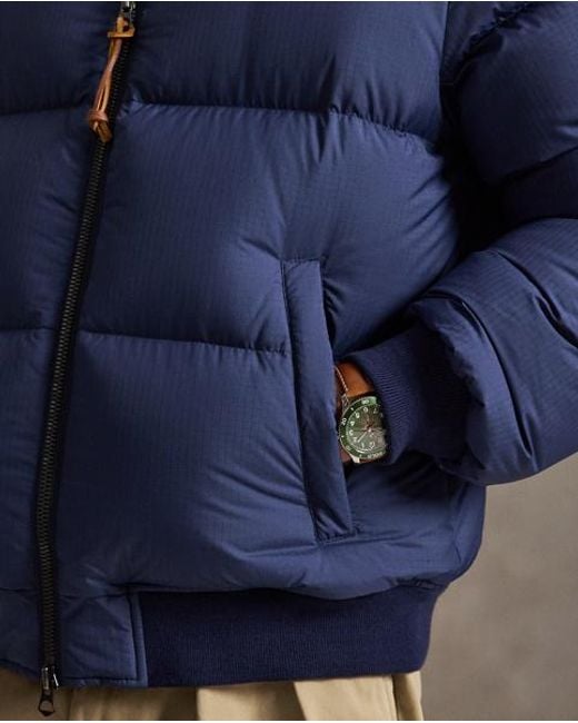 Polo Ralph Lauren Blue The Wyoming Ripstop Down Jacket for men