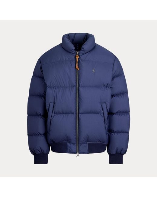 Polo Ralph Lauren Blue The Wyoming Ripstop Down Jacket for men