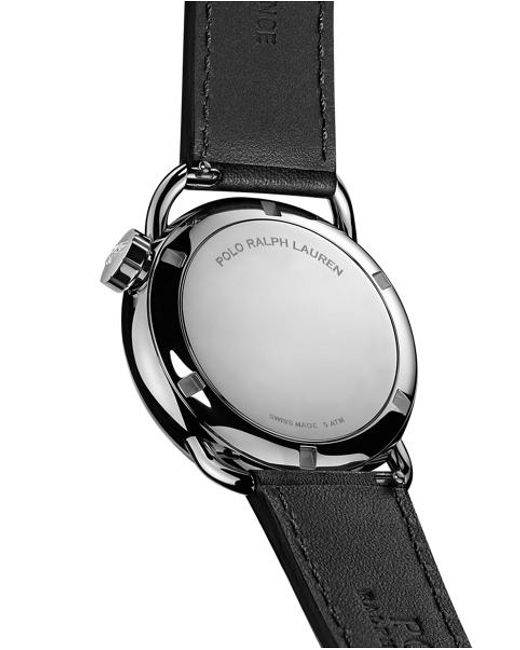 Polo Ralph Lauren Metallic 38 Mm Ricky Trench Coat Polo Bear Watch