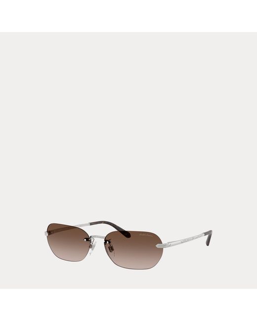 Ralph Lauren Black Western Rectangle Sunglasses