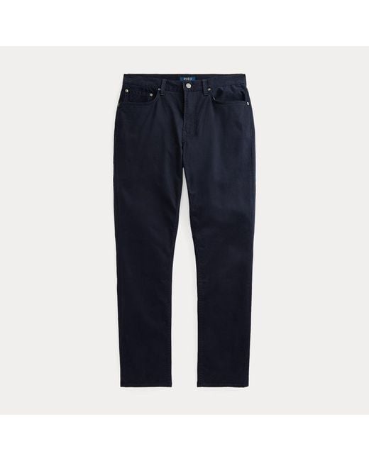 Pantaloni Sullivan in rasatello stretch di Polo Ralph Lauren in Blue da Uomo