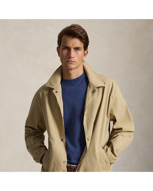 Polo Ralph Lauren Natural Seersucker Coach's Jacket for men