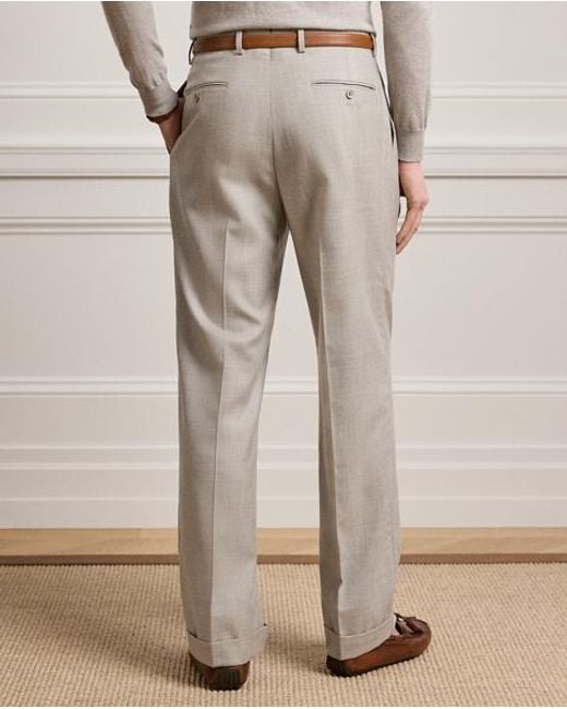 Ralph Lauren Brown Gregory Hand-Tailored Wool Trouser for men