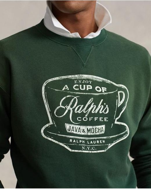 Polo Ralph Lauren Green Ralph's Coffee Sweatshirt