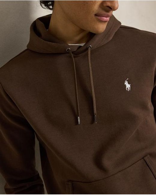 Polo Ralph Lauren Brown Double-Knit Hoodie for men