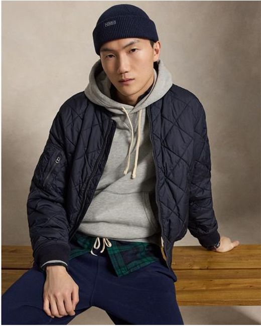 Polo Ralph Lauren Gray The Rl Fleece Hoodie for men