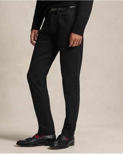 Polo Ralph Lauren Black Sullivan Slim Stretch Jean for men